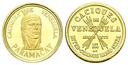 VENEZUELA. 1960. Caciques De Venezuela-Paramacay. Au. 1,49g. SC. - Autres & Non Classés