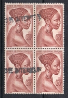 A.E.F. N°225 En Bloc De 4 - Used Stamps