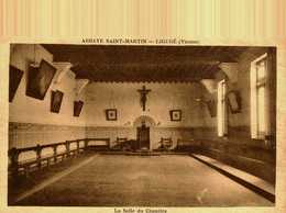 86...VIENNE.LIGUGE...ABBAYE SAINT MARTIN....LA SALLE DU CHAPITRE - Sonstige & Ohne Zuordnung