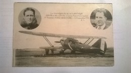 Carte Postale Ancienne / Les Vainqueurs De L'atlantique COSTE Et BELLONTE / Paris - New-York 1930 - Sportifs