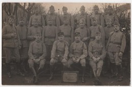 Carte Photo Militaria Soldats 16ème Régiment Escadron Clermont Peloton Henriet - Régiments