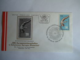 AUSTRIA   FDC SPORTS DIVING - Tauchen