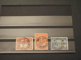 TASMANIA - SERVIZIO - 1905 VEDUTE 3 VALORI (O.S.) - TIMBRATI/USED - Used Stamps