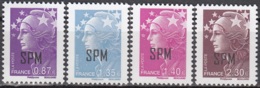 Saint-Pierre & Miquelon 2011 Yvert 995 - 998 Neuf ** Cote (2015) 23.80 Euro Marianne De Beaujard - Unused Stamps