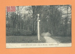 CPA -  Sainte Geneviève     -(Oise) -  Bois De Mouchy - Carrefour Courval - Sainte-Geneviève