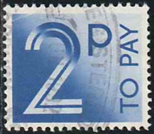 GB 1982 Taxe Yv. N°87 - 2p Outremer - Oblitéré - Postage Due