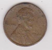 1944 Stati Uniti - 1 C Circolata (fronte E Retro) - 1909-1958: Lincoln, Wheat Ears Reverse