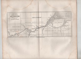 Carte Réduite Du Cours Inférieur De L'Amazone Erhard  Brésil 1862 - Carte Nautiche