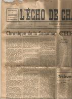 Journal ,L'ECHO DE CHATELLERAULT ,14 Juin 1941 ,petit état , 4 Scans,frais Fr 1.95 E - Other