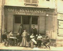 92...HAUT DE SEINE....CAFE RESTAURANT...CARTE PHOTO DE R DUVAU COLOMBE - Autres & Non Classés