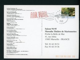 31# FRANCE - PSEUDO ENTIER COMMERCIAL (MASSILIA THEATRE DE MARIONNETTES ) "FRANCE - LA BELLE DE MAI 2,80 " - Private Stationery