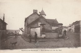Oise : NANTEUIL-le-HAUDOUIN : Rue Carnot Et Rue Du Gué : Animée - Nanteuil-le-Haudouin
