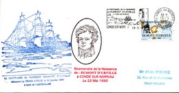 FRANCE. Enveloppe Commémorative De 1990. Bicentenaire De La Naissance De Dumont D'Urville. - Polarforscher & Promis