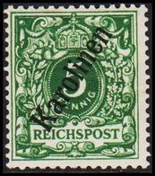 1899. Karolinen 5 Pf. REICHSPOST. (56*). (Michel 2 II) - JF307830 - Isole Caroline