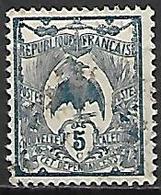 NOUVELLE CALEDONIE    -   1922 .  Y&T N° 114 Oblitéré .   Cagou  /  Oiseau - Usados