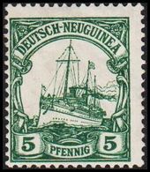 1919. DEUTSCH-NEU-GUINEA 5 Pf. Kaiserjacht SMS Hohenzollern. (Michel 21) - JF307972 - Nouvelle-Guinée