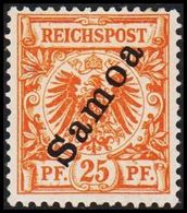 1900. Samoa 25 Pf. REICHSPOST. (Michel 5) - JF307724 - Samoa