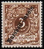 1899 - 1900. Marshall-Inseln 3 Pf. REICHSPOST. (Michel 7) - JF307747 - Islas Marshall