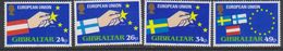 Gibraltar 1995 European Union 4v ** Mnh (41331B) - 1995