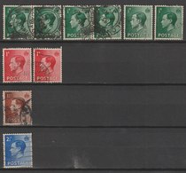 MiNr. 193 - 196 Großbritannien / 1936, 1./14. Sept. Freimarken: König Edward VIII. - Used Stamps