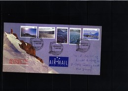 Australian Antarctic Territoriy 1985 Antarctic Scenes FDC - Lettres & Documents