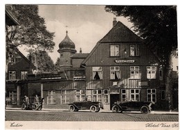 Eutin Hotel Voss Haus Cut Postcard - Eutin