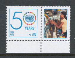 UN Wien 2016. Michel # 917. Single With Tab From Personalized Sheet . MNH (**) - Nuovi