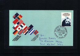 Australian Antarctic Terrritory 1983 Antarctic Treaty FDC - Lettres & Documents