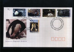 Australian Antarctic Terrritory 1992 Antarctic Willife FDC - Lettres & Documents