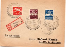 DANTZIG 8/6/37 - Storia Postale