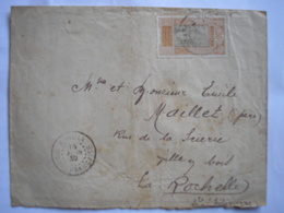 GUINEE - Lettre De KINDIA Du 13/6/1930 Pour La Rochelle Le 1/6/1930 ( Erreur De Date Sur Le Cachet 1/7 Au Lieu De 1/6 ) - Cartas & Documentos