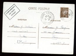 Entier Postal De Caylus Pour Paris En 1942 - N147 - Standard- Und TSC-AK (vor 1995)