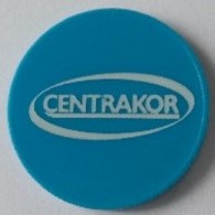 Jeton De Caddie - CENTRAKOR - En Plastique - - Trolley Token/Shopping Trolley Chip