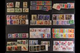 A LONG - RETIRED DEALERS STOCK. Nicely Displayed Stamps On Around 1500 Black Stock Cards (we Are Informed That The Late  - Andere & Zonder Classificatie