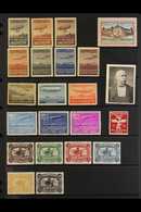 AIRSHIPS 1909-1935 Interesting Collection Of All Different Mint Labels & Poster Stamps On Stock Pages, Includes 1909 Met - Sin Clasificación