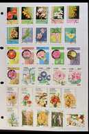 FLORA 1950's-1990's An Attractive ALL WORLD Mint & Used, ALL DIFFERENT Collection On Album Pages, All Stamps Featuring V - Unclassified