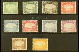 1937 Dhows Set To 2R, SG 1/10, Fine Mint. (10 Stamps) For More Images, Please Visit Http://www.sandafayre.com/itemdetail - Aden (1854-1963)