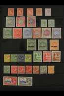 1882-1962 MINT COLLECTION Presented On A Pair Of Stock Pages. Includes 1882-87 QV CA Wmk (P14) Range To 1s, 1908-17 Set  - Andere & Zonder Classificatie