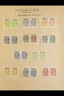 REVENUE STAMPS PROVINCE OF CORDOBA 1901-1913 Powerful Mint Collection On Album Pages, All Different, Some Issues In Pair - Autres & Non Classés