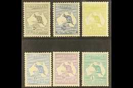 1915-27 Third Watermark Set Complete To 1s, SG 35/40, Lightly Hinged Mint, Fresh And Attractive (6 Stamps) For More Imag - Other & Unclassified