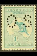 OFFICIALS 1914 1s Emerald Perf 'OS', SG O25, Never Hinged Mint. For More Images, Please Visit Http://www.sandafayre.com/ - Autres & Non Classés