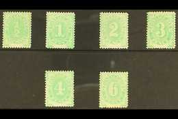 POSTAGE DUES 1902 Set To 6d Emeral Complete, SG D1/6, Fine Mint. (6 Stamps) For More Images, Please Visit Http://www.san - Autres & Non Classés