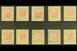 POSTAGE DUES 1946 - 57 Redrawn Set Complete, SG D119/28, Very Fine Never Hinged Mint. (11 Stamps) For More Images, Pleas - Other & Unclassified