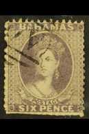 1862 6d Lilac, Perf 13, No Watermark, SG 19a, Used With Perf Faults, Cat £450. For More Images, Please Visit Http://www. - Otros & Sin Clasificación