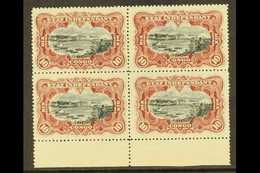 BELGIAN CONGO 1894 Pictorial 10c Red Brown, COB 17, Fine Never Hinged Mint Lower Marginal Block Of Four. For More Images - Autres & Non Classés