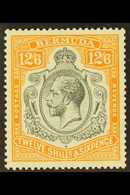 1924-32 12s.6d Grey And Orange, SG 93, Very Fine Mint. For More Images, Please Visit Http://www.sandafayre.com/itemdetai - Bermudas