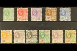 1921-27 KGV Definitive Set, MSCA Wmk, SG 272/82, Very Fine Mint (11 Stamps) For More Images, Please Visit Http://www.san - Guayana Británica (...-1966)