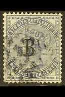 1882 10c Slate, Wmk CC, SG 7, Fine Used. For More Images, Please Visit Http://www.sandafayre.com/itemdetails.aspx?s=6344 - Siam