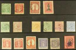 1866-1889 MINT AND USED SMALL COLLECTION With 1866 1d Mint And 6d Used; 1867-70 4d Used And 1s Mint; 1879-80 (wmk CC) 1d - Iles Vièrges Britanniques
