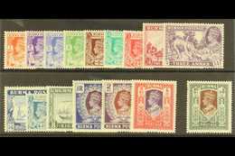 1938-40 Pictorial Definitives Set Complete, SG 18b/33, Very Fine Mint (16 Stamps) For More Images, Please Visit Http://w - Burma (...-1947)